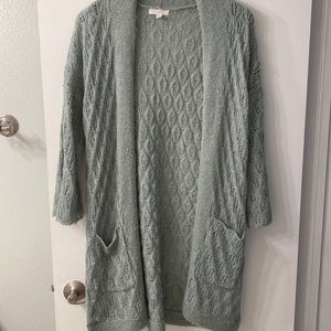 Lauren Conrad size small crocheted cardigan